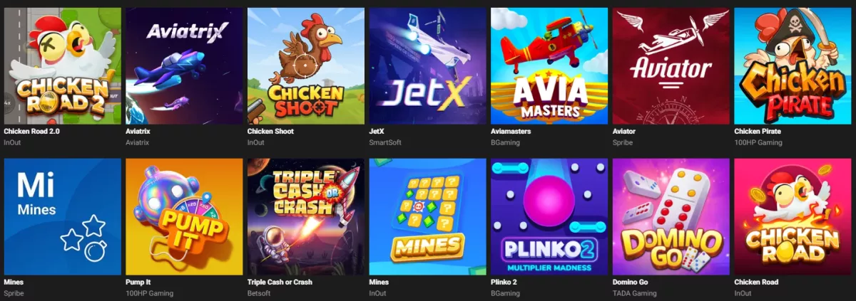 GGBet instant games