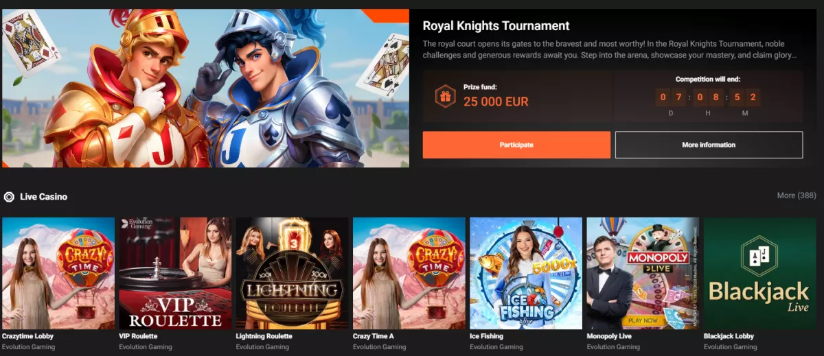 GGBet tournaments